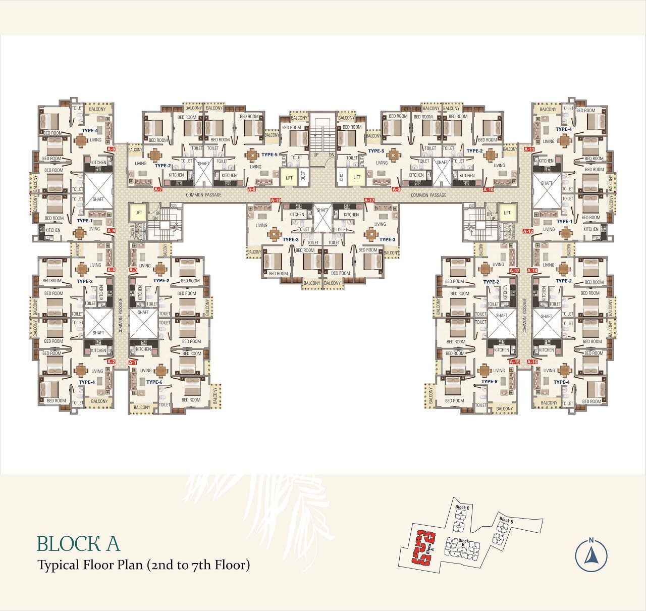 Subham Garden Floor plan